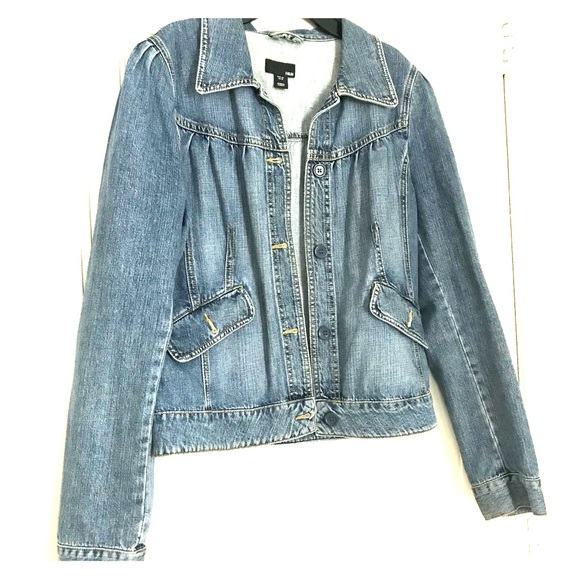 H&M Jackets & Blazers - H&M puff sleeve jean jacket